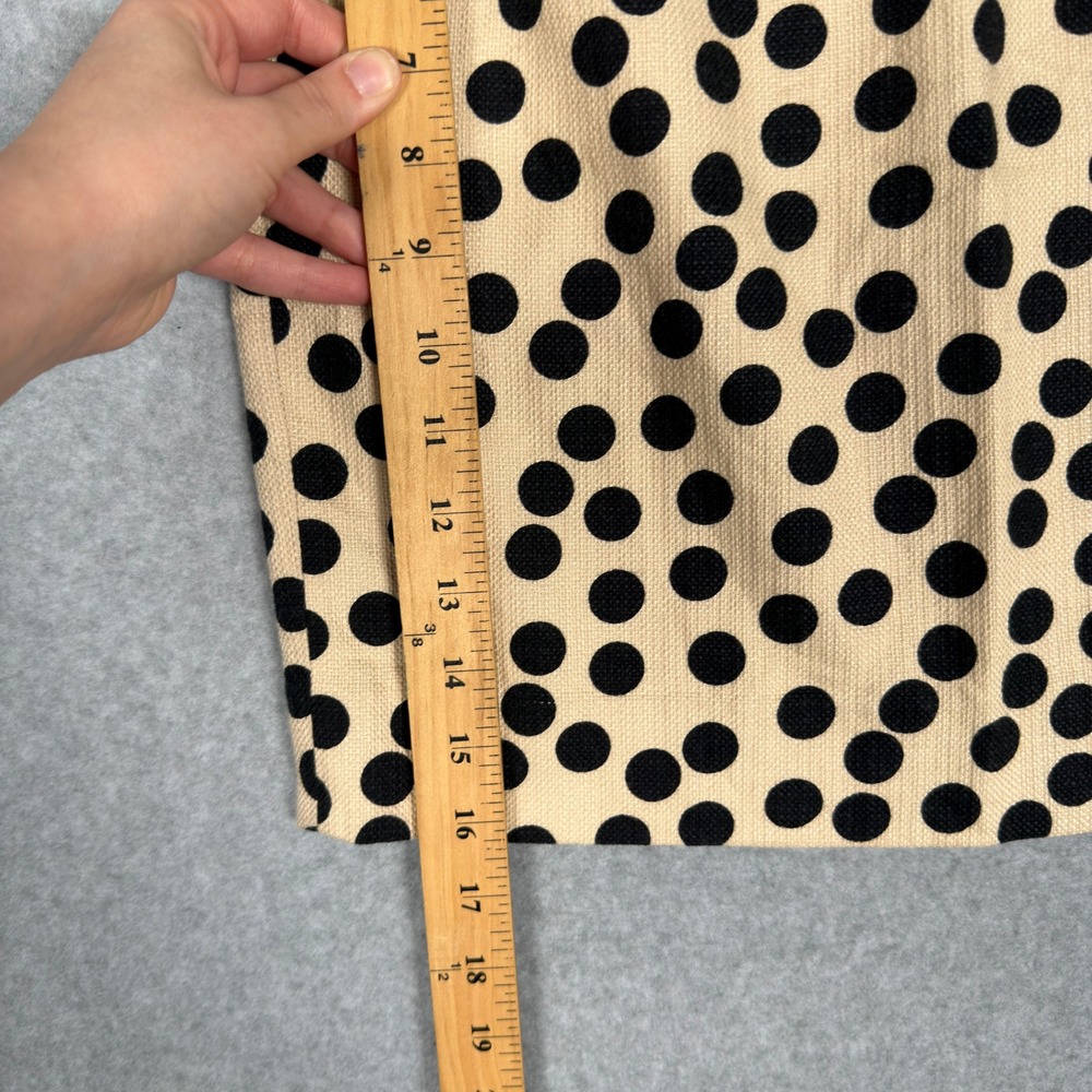 J. Crew Polka Dot Mini Skirt Size 4 Casual Work Career Academia Business Casual - Picture 5 of 10